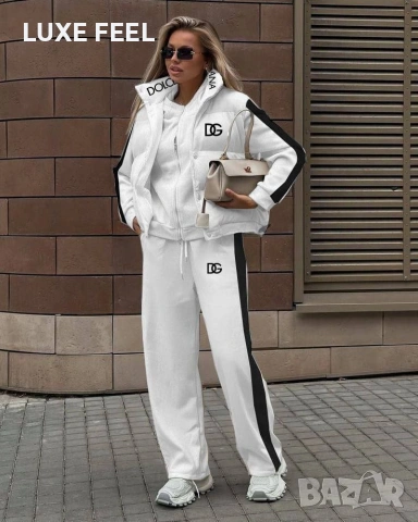 Дамски Комплект Елек + Екип ⚜️ Dolce Gabanna 
