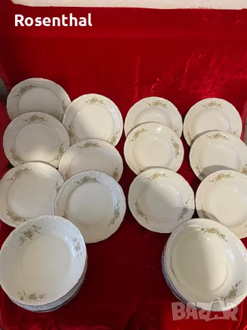 Сервиз от дълбоки плитки широки чинии на Изида