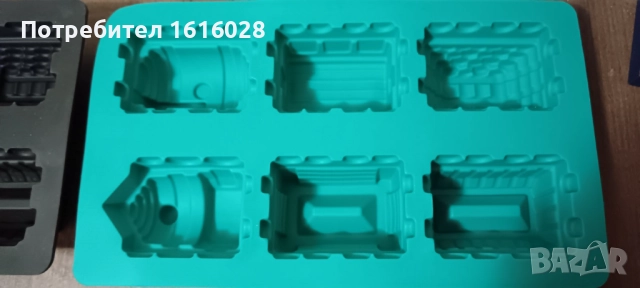 Силиконов молд с формички на влак - локомотив с вагончета, снимка 5 - Декорация за дома - 47815168