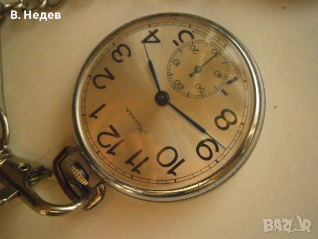 МОЛНИЯ, сделано в СССР, кал. 3602, 18 камней! Като нов!, снимка 3 - Джобни - 52838765