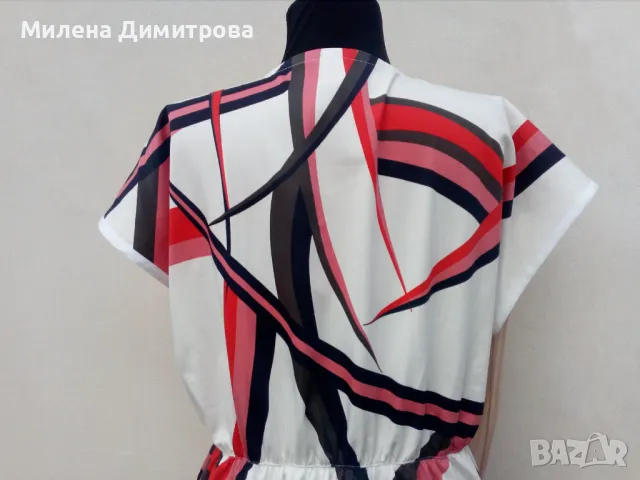 Дълга рокля от сатениран памук , снимка 7 - Рокли - 50066861