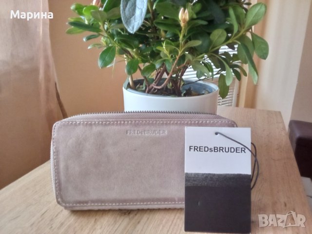 Дамски портфейл естествена кожа FREDsBRUDER - НОВ, снимка 5 - Портфейли, портмонета - 44458543