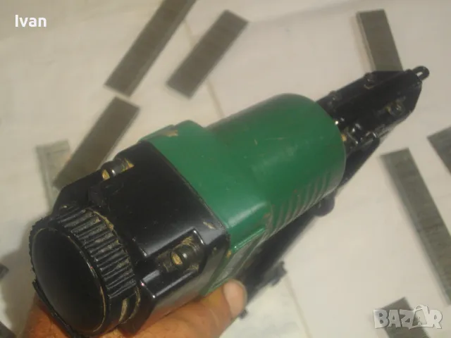 ПНЕВМАТИЧЕН ТАКЕР Комбиниран скоби 13-40мм пирони 10-50мм Parkside Made in Germany 2011г. PARKSIDE, снимка 11 - Други инструменти - 47782044