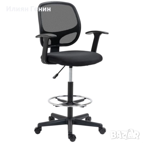 Офис стол Vinsetto с поставка за крака, снимка 7 - Други - 52488359