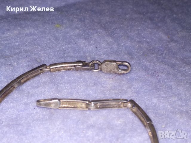 АРИСТОКРАТИЧНА СРЕБЪРНА АРТ ГРИВНА СРЕБРО925 Част От КОМЛЕКТ ИНКРУСТИРАНО с ФАСЕТИРАНИ ЦИРКОНИ 33156, снимка 12 - Гривни - 39568440