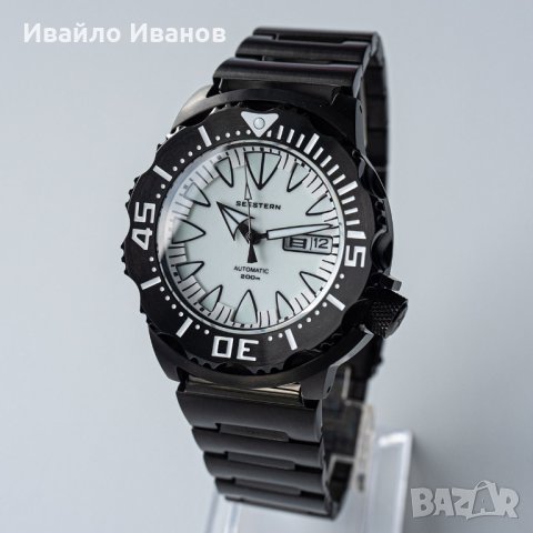 Часовник SEESTERN Monster Dive - хомидж на Seiko Monster 2, снимка 2 - Мъжки - 40884782