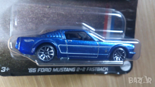 Hot Wheels '65 Ford Mustang 2+2 Fastback - Silver Series - CHASE!