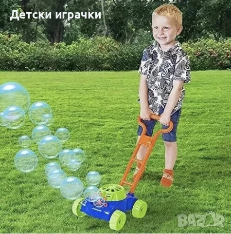 Музикална детска косачка, машина за сапунени балони мехури , снимка 4 - Други - 50843602