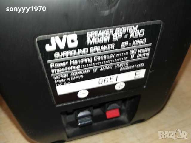 JVC SP-XS20 30W/8OHM-2БР ТОНКОЛОНИ 2507231611, снимка 15 - Тонколони - 41655747