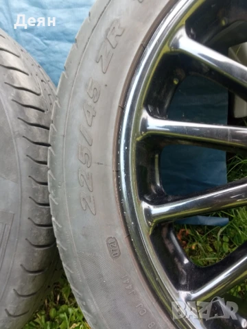 Алуминиеви джанти 5 x 114.3  17 цола .С летни спиртни гуми, снимка 9 - Гуми и джанти - 50739669