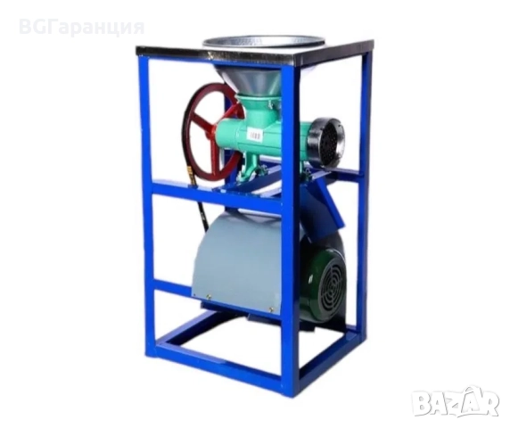 Алуминиева месомелачка с електромотор 1,5 KW в ново състояние, снимка 2 - Други стоки за дома - 52019428