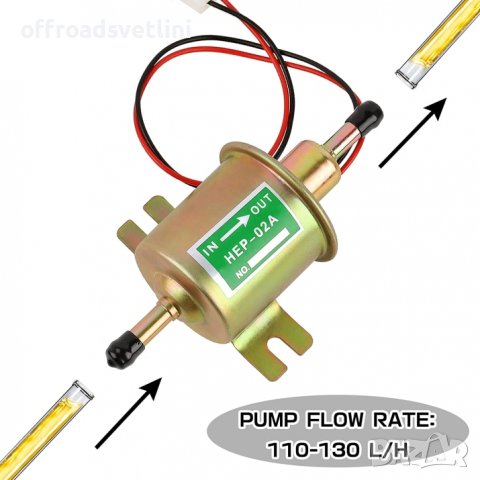 12V Електрическа външна горивоподкачваща помпа за ниско налягане, снимка 5 - Други инструменти - 41980553