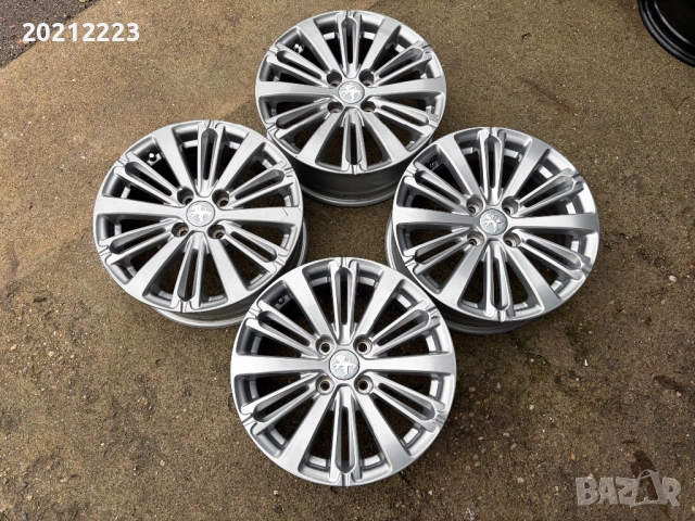 4 броя алуминиеви джанти за Peugeot 208,2008 16, снимка 5 - Гуми и джанти - 52708834