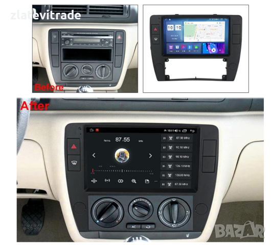 VW VOLKSWAGEN PASSAT B5 2000/2005 9" - Андроид навигация, 9738, снимка 5 - Други - 44652625