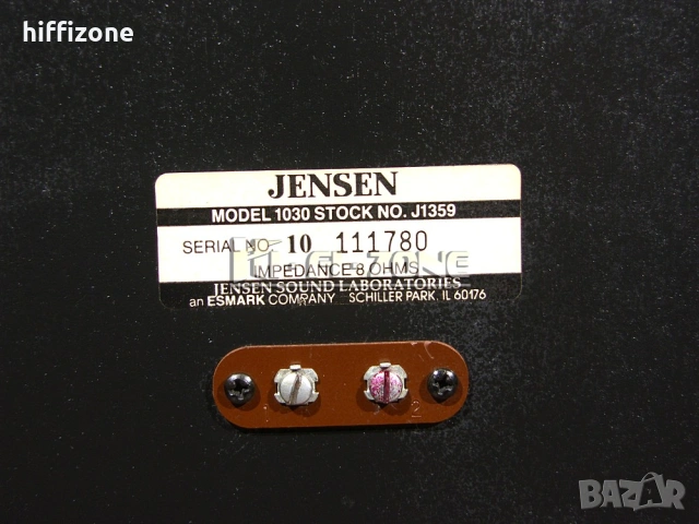 Тонколони   Jensen model 1030 , снимка 12 - Тонколони - 53462175