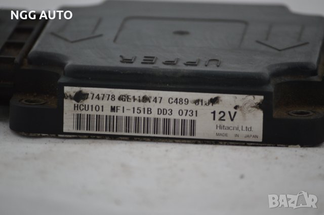 Компютър Двигател ECU за Lancia Lybra 1.8 46774778 GE112147 C489 JIJI HCU101 MFI-151B DD3 0619, снимка 2 - Части - 39772171