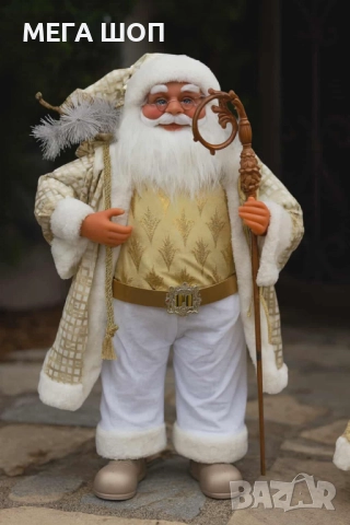 Златният Дядо Коледа – мигновено празнично настроение у дома!, снимка 2 - Декорация за дома - 52585993