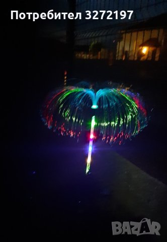 Соларна лампа медуза,7 цвята, снимка 6 - Соларни лампи - 41855750