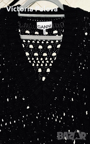 Лукс пуловер GANNI оригинал, снимка 9 - Блузи с дълъг ръкав и пуловери - 52437113