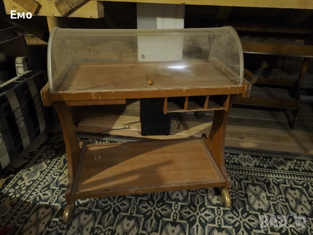 Ресторантска дървена количка 