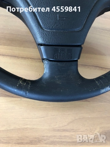 Кожен спортен волан BMW E46 + Въздушна възглавница Airbag нуждае се от претапициране, снимка 9 - Части - 53624547