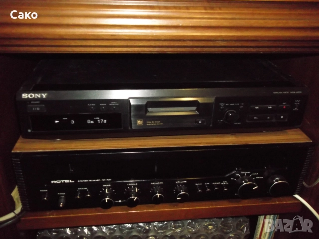 Продавам минидиск плеър SONY MDS-JE330, снимка 6 - Декове - 48004049