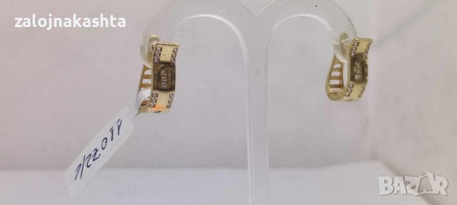 Нови Златни обеци-3,45гр/14кр, снимка 4 - Обеци - 41862532
