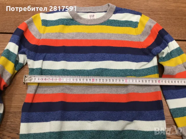 Детски пуловер GAP Kids, размер 140 см, снимка 4 - Детски пуловери и жилетки - 47730891