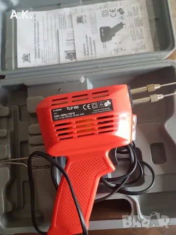 Немски индукционен поялник Top Craft TPL 150 (150W) – Пълен комплект в куфар, снимка 2 - Поялници и запояване - 56244354