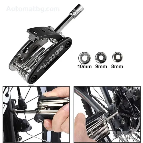Ключ за велосипед Automat, PA347, Ремонтен комплект, снимка 2 - Велосипеди - 49151089
