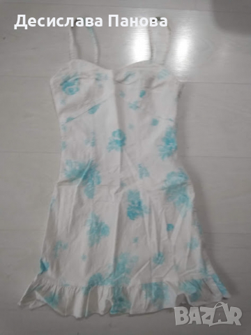 Стилна секси лятна рокличка на цветя, снимка 2 - Рокли - 36330849