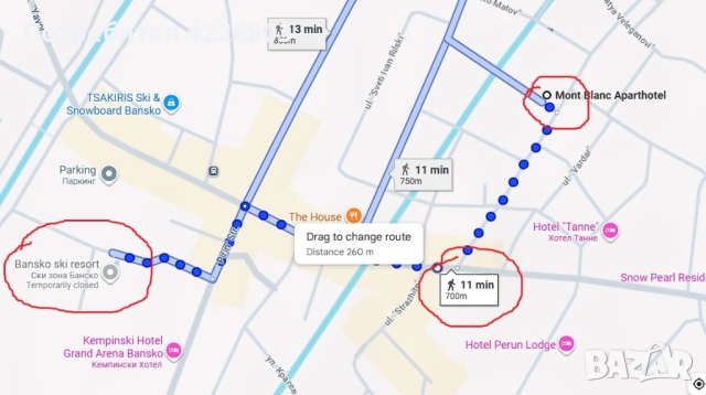 4-стаен обзаведен апартамент в жилищна сграда "Мон Блан", снимка 18 - Апартаменти - 52627182