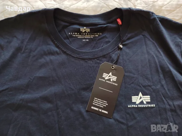 ALPHA INDUSTRIES - тениски, блуза, размер XL/XXL, снимка 11 - Тениски - 55843415