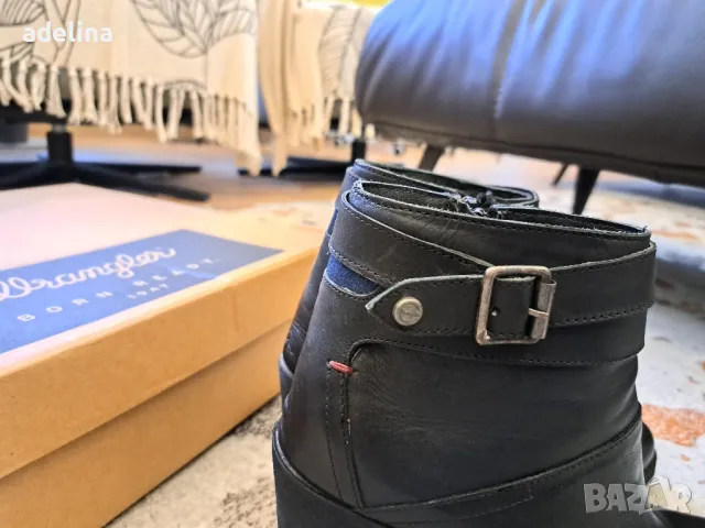 Wrangler дамски боти, 38, естествена кожа, снимка 6 - Дамски боти - 48393191