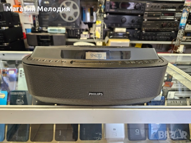Система Philips AZ420/12 В отлично техническо и визуално състояние. Има радио, диск, usb и aux. Вгра, снимка 4 - Аудиосистеми - 53450913