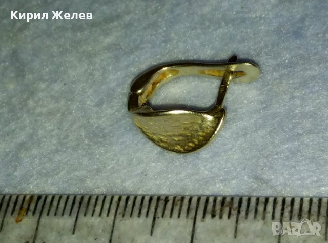 КРАСИВА ЛИСТОВИДНА СРЕБЪРНА ОБЕЦА СРЕБРО 925 с АНГЛИЙСКИ ТИП ЗАКОПЧАВАНЕ 40081, снимка 10 - Обеци - 42466034