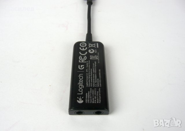 Геймърски слушалки с микрофон LOGITECH + USB външна звукова карта LOGITECH, снимка 9 - Слушалки за компютър - 35982230