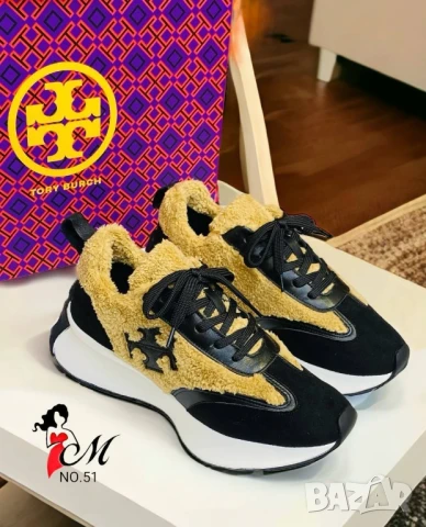 дамски маратонки от естествена кожа tory burch , снимка 4 - Маратонки - 51402966