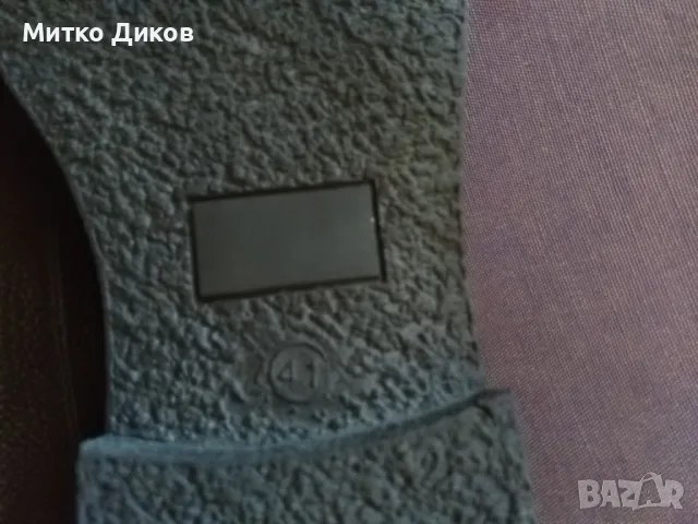 Hotic нови маркови турски обувки естествена кожа реален размер №43 стелка 275мм, снимка 12 - Официални обувки - 48825774