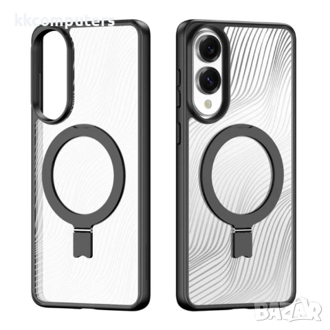 DUX DUCIS Aimo Калъф за Samsung Galaxy S25 Edge– TPU+PC, Черен, със Скрийн Протектор, снимка 2 - Калъфи, кейсове - 51414364