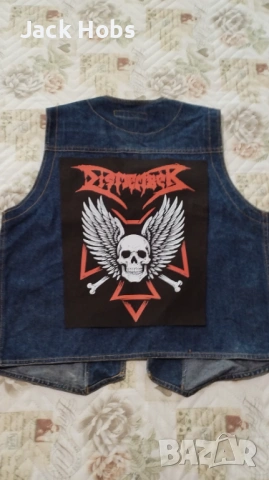 Ретро метъл мъжко елече