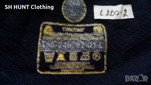 DEVOLD Thermo 100% MERINO WOOL размер L за лов риболов туризъм термо блуза 100% Мерино вълна - 558, снимка 13 - Блузи - 44162414