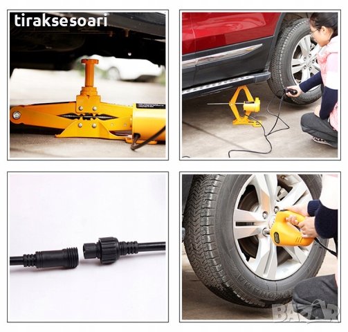 Електрически крик с гайковерт – 12V, снимка 4 - Други инструменти - 42182431