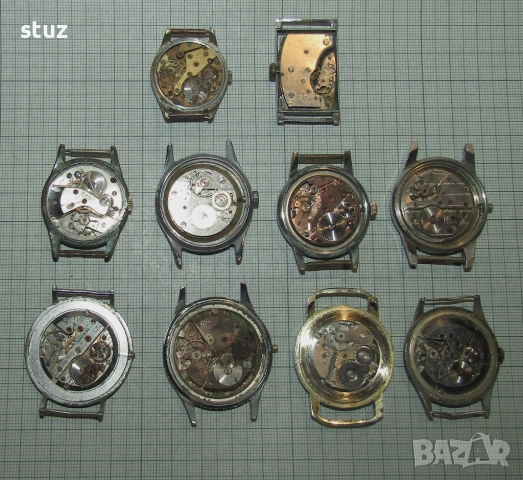 Мъжки швейцарски часовници за възстановяване, или за части, лот 10бр, снимка 8 - Антикварни и старинни предмети - 53297274
