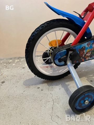 Toimsa, Детски велосипед Paw Patrol, с помощни колела, 16 инча, снимка 7 - Други - 52550578