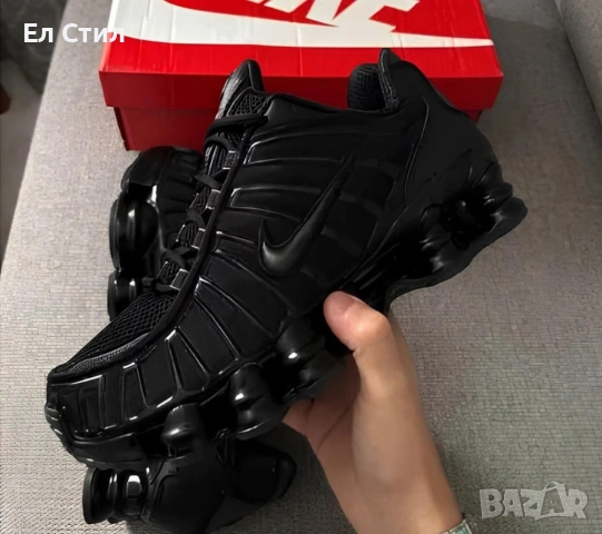 📌Nike Shox TL Black 36 37 38 39 40 41 42 44 45 номер Цена 98 евро Еконт, снимка 2 - Маратонки - 53625222