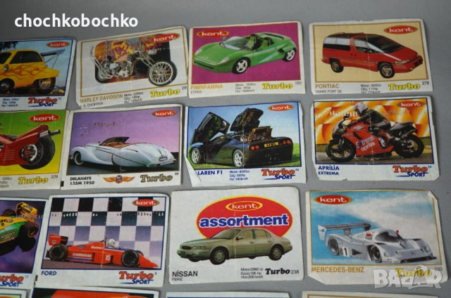 24 Картинки картинка от дъвка Турбо TURBO KENT, снимка 3 - Колекции - 53032395