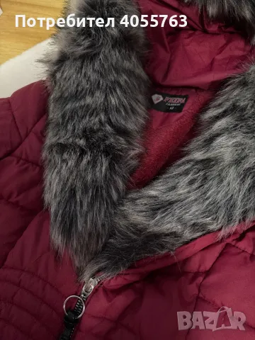 Червено дамско яке, снимка 2 - Якета - 48653072