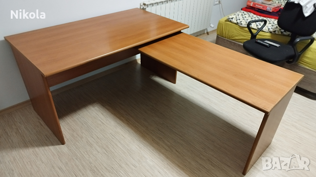 Ъглово бюро - 2 бюра свързани под ъгъл 140/190 - 80/60см, снимка 8 - Работни маси и бюра - 44590286