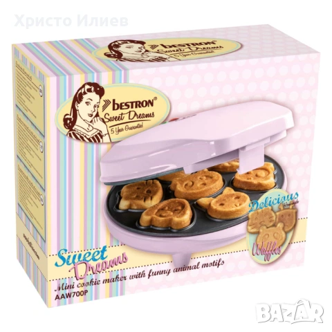 Гофретник Bestron с Животни, снимка 11 - Гофретници - 53642113